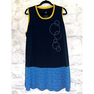 Disney Parks Finding Nemo Dory Tunic‎ Dress Blue Yellow Sleeveless Women’s Sz 1X